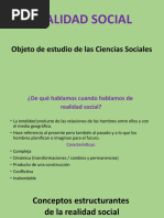 Elementos de la Realidad Social según Bagú | PDF | Sociedad | Realidad