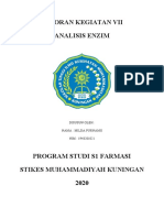 Laporan Biokimia Analisis Enzim - Milda Purnami - 1948201021