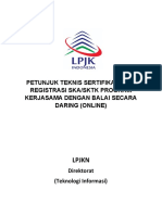 O06082-Petunjuk Teknis Sertifikasi Dan Registrasi SKA SKTK Program Kerjasama Dengan Balai Secara Daring