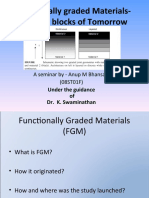 Functionally Graded Materials-Building Blocks of Tomorrow: A Seminar by - Anup M Bhansali (08ST01F)