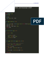 I) Insertion, Deletion, and Traversal in BST.: Abu Musaddiq Zamani 2K19/MC/008