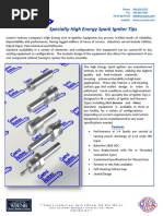 HIgh Energy Igniter Tips Specialty Line PDF