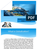 Understanding Globalization: Amelita Ramirez-Bello, Ph.D. Subject Professor