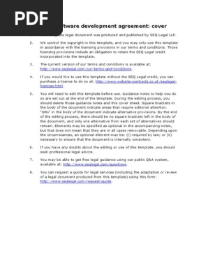 free-software-development-agreement