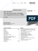 Proportional Directional Valve, Pilot Operated With Electrical Position Feedback and Integrated Electronics (OBE)