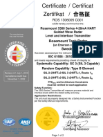 Certificate / Certificat Zertifikat /: ROS 1306005 C001