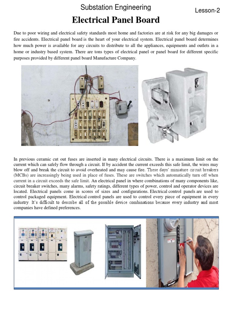 Understanding Electrical Panels A Guide to Common Types of Electrical
