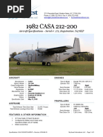 1982 CASA 212-200-Specifications