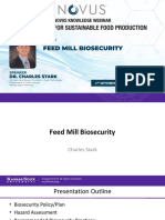 Novus Knowledge Webinar - Feed Milling For Sustainable Food Production - Feed Mill Biosecurity - Dr. Charles Stark PDF