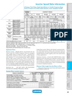 Inverter Speed Ratio Information