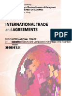 International Trade Theory Model