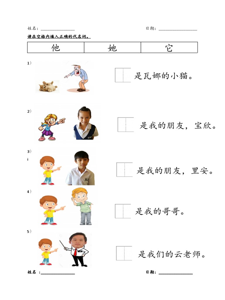 代名词 Y1 | PDF
