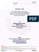 315KVA Sub Station Offer For CME Group PDF