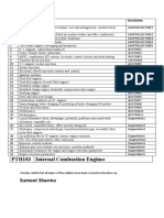 PTH103 Internal Combustion Engines: S. I. Engines: Carburetion Multi-Jet MPFI, Combustion Injection Timing