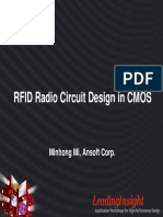 RFID Radio Circuit Design in CMOS