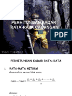 Perhitungan Kadar