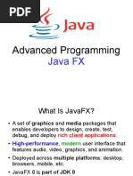 Advanced Programming: Java FX