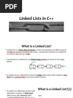 Lecture 5 Linked Lists in C++