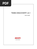 Tems Discovery 3.1 - User Manual PDF