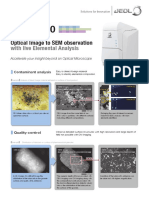 Optical Image To SEM Observation: With Live Elemental Analysis