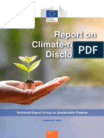 Report on climate-related disclosures - Technical expert group