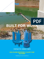 High Volume Dewatering & Slurry Pump GSZ Series: Contractor / Mining Pumps