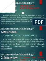 Ethographic Research