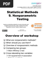 Non-Parametric Testing