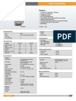 900ELR-2 Earth Leakage Relay: Features