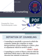Day 22 Counselling Process