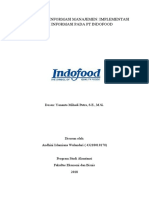 Tugas Sistem Informasi Manajemen: Implementasi Sistem Informasi Pada PT Indofood