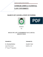 Role of Law Commission as a Legal Reform Body