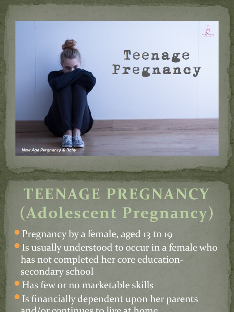 Teenage Pregnancy | PDF | Teenage Pregnancy | Adolescence