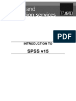 Introduction To SPSS