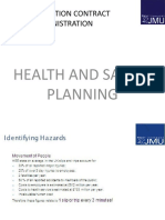 WK 3 Health & Safety Planning