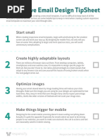 Responsive Email Design Tipsheet: Start Small