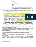 Registros de la lengua y carta de presentación