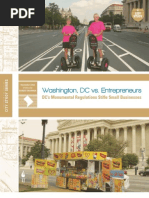 Download Washington DC vs Entrepreneurs DCs Monumental Regulations Stifle Small Businesses by Institute for Justice SN48115241 doc pdf