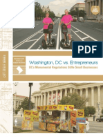 Washington, DC vs. Entrepreneurs