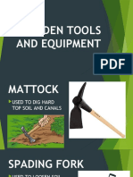 Garden Tools and Equipment