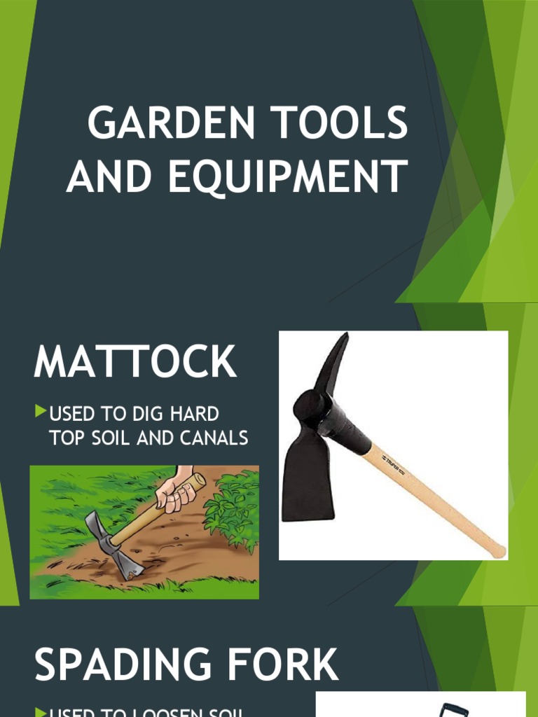 Garden Tools and Equipment | PDF