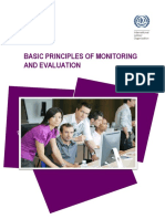 Basic Principles of Monitoring and Evaluation