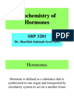Biochemistry of Hormones Note PDF
