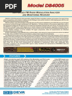 Model DB4005 Model DB4005