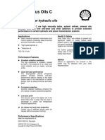 Shell Tellus Oils C: Mild Anti-Wear Hydraulic Oils