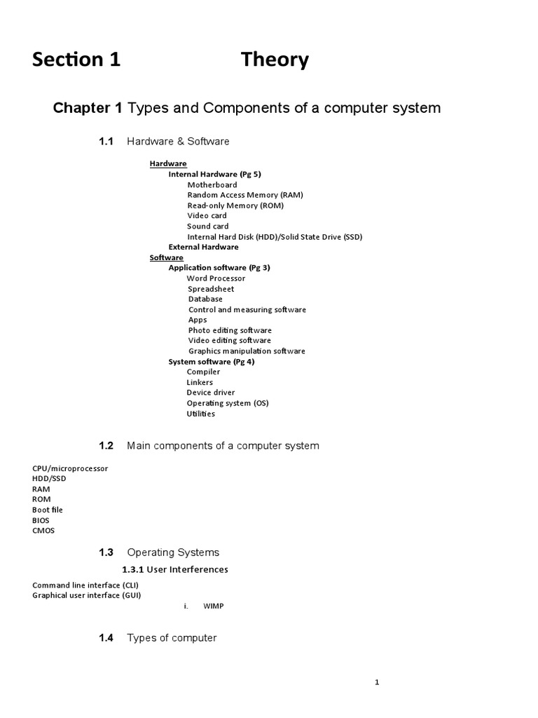 Syllabus Index IGCSE PDF Computer Network Computer Hardware