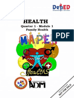 Health: Quarter 1 - Module 1 Family Health