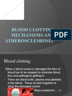 Blood Clotting Mechanisms and Atherosclesrosis