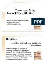 Hidden Treasures To Make Research More Effective: OPAC Hunt