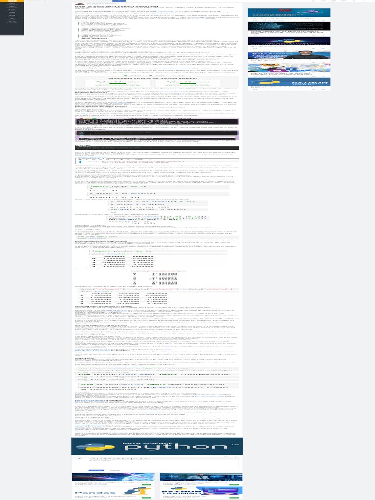 Data Science With Python Explained PDF | Download Free PDF | Python ...